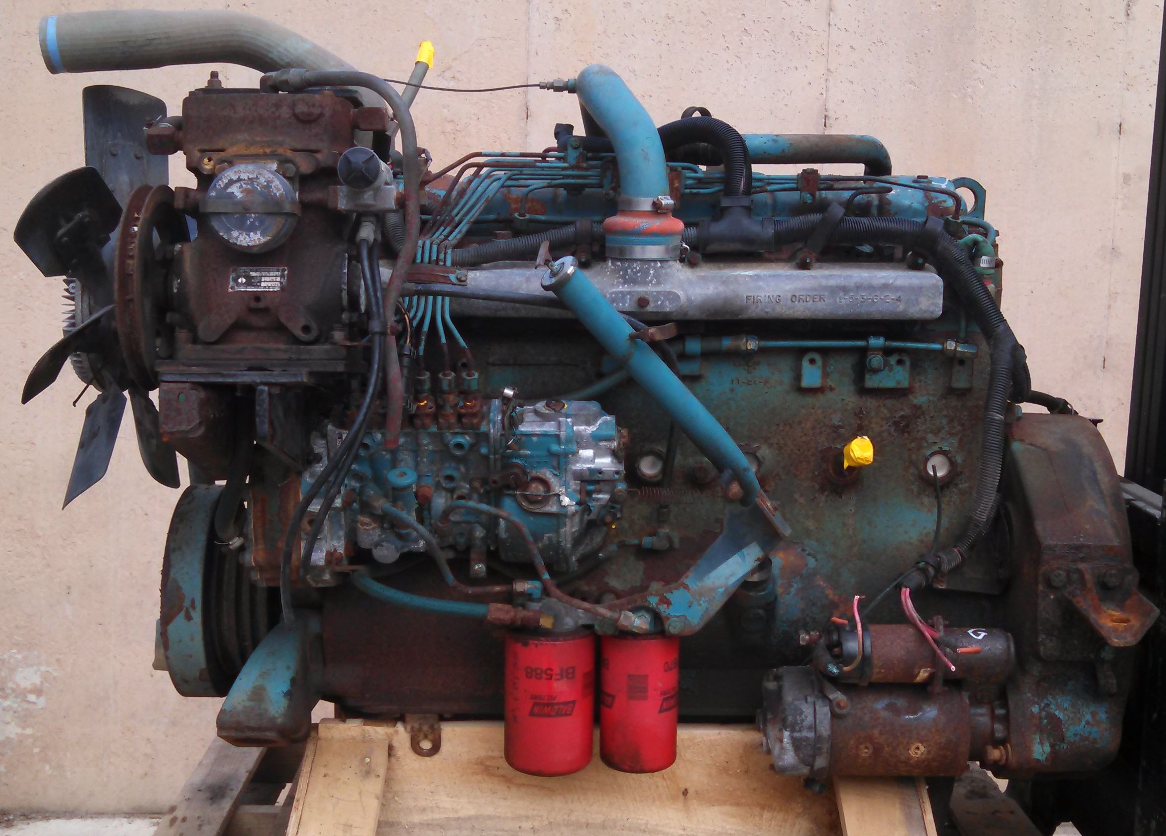 International IH DT466 Engine Good Running SER:58TM2U5894820 BLOCK:18107390